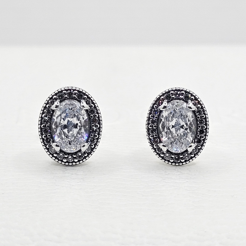 Authentic Pandora Elegance Stud Earrings - image 1